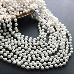 Women's 30" White Faux Pearl Necklaces Set of 3!